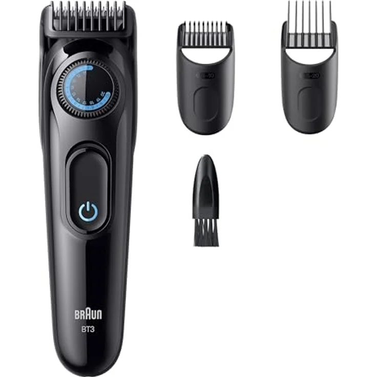 Braun Barttrimmer Series 3 BT3520, ultrascharfe Klinge, 50 Min Akkulaufzeit, 40 Längeneinstellungen, schwarz – Bild 7