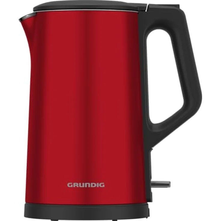 GRUNDIG WK 8340 Wasserkocher, 2.150 W Leistung, 1,5 l Fassungsvermögen, Abschaltautomatik, Cool Touch, Rot – Bild 2