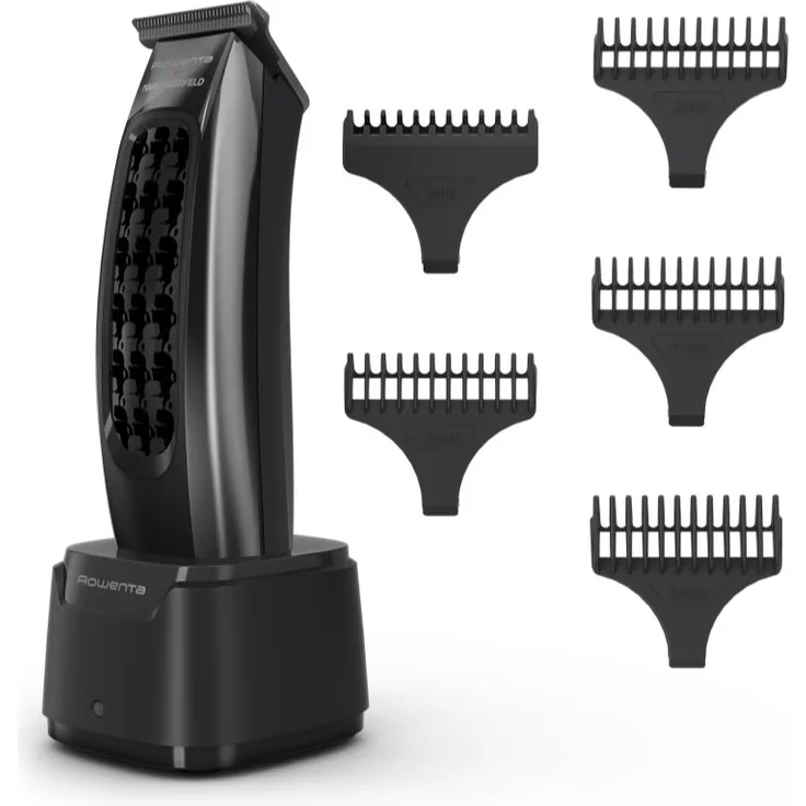 Rowenta Barber Experience TN185LE0, Haar- und Barttrimmer mit selbstschärfenden Klingen und verschiedenen Aufsätzen