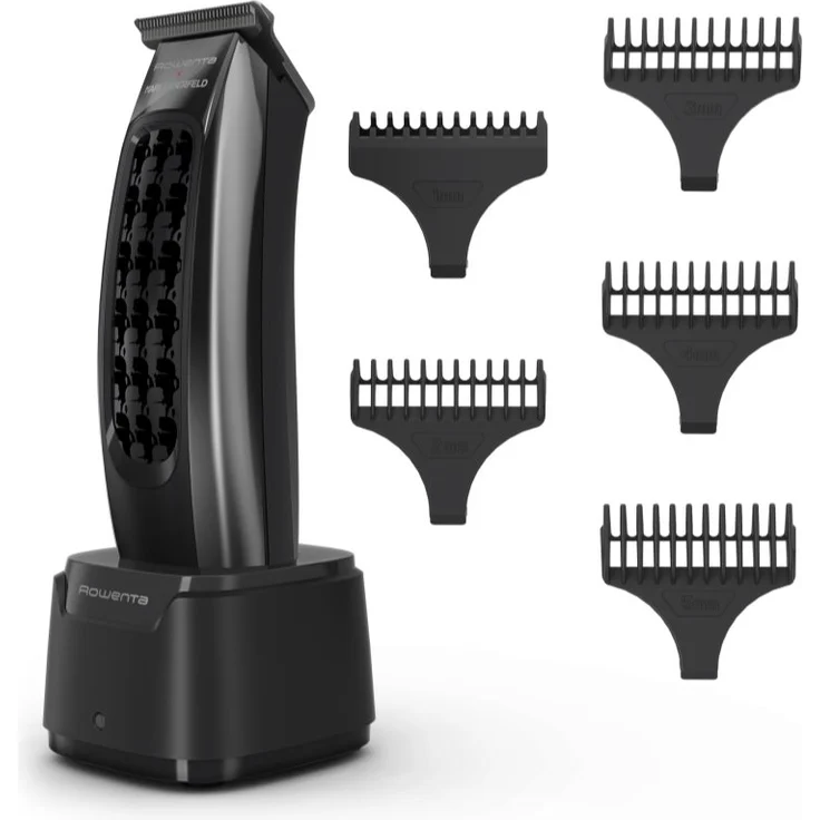 Rowenta Barber Experience TN185LE0, Haar- und Barttrimmer mit selbstschärfenden Klingen und verschiedenen Aufsätzen