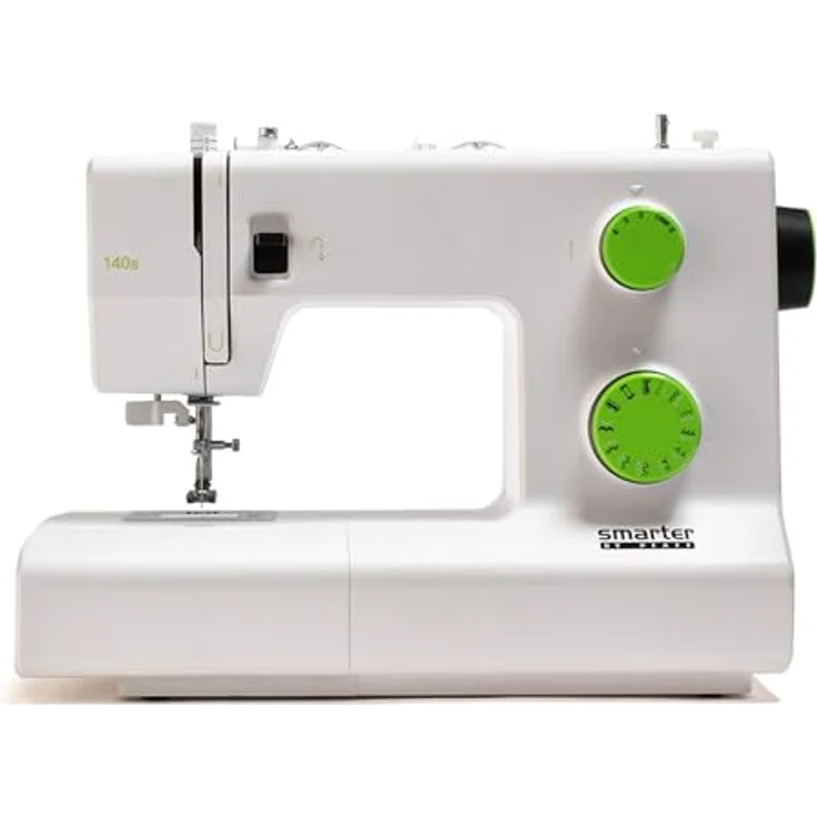 PFAFF Smarter by Pfaff 140s, mechanische Freiarm-Nähmaschine mit verstellbarer Stichbreite, integriertem Nadeleinfädler und Kofferhaube – Bild 2