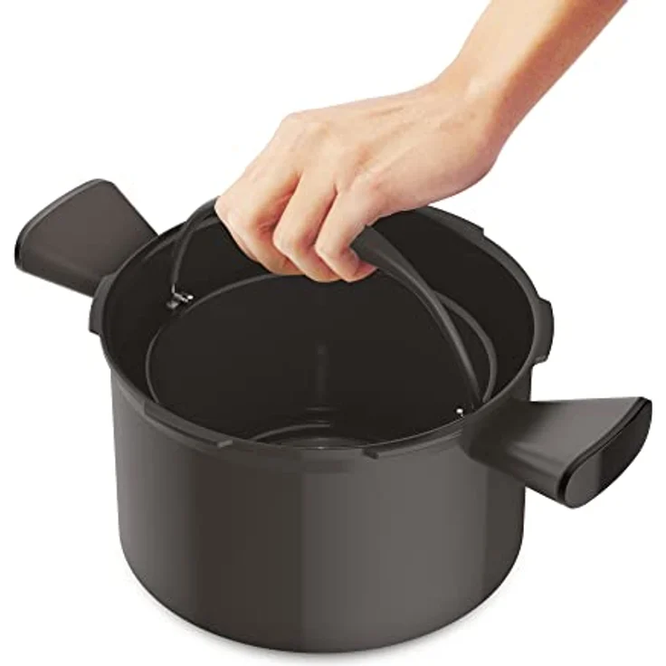 Krups XA6090 Cook4Me Kuchenform | ⌀18 cm | Silikongriff | Antihaftbeschichtung | kompatibel mit Cook4Me Multikochern | spülmaschinenfest | Schwarz – Bild 2