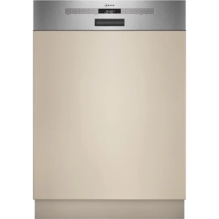 Neff S145HTS06E N 50, integrierbarer Geschirrspüler, 60 cm, 13 Maßgedecke, gebürsteter Stahl, 6 Programme, Home Connect-fähig – Bild 1