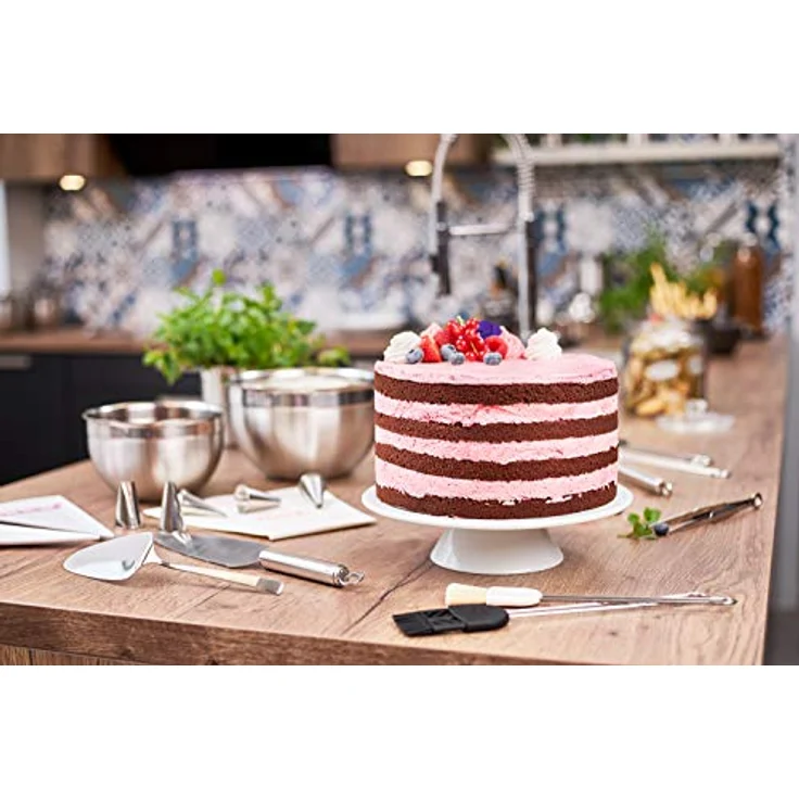 RÖSLE Backpinsel, Hochwertiger Pinsel mit reinen Naturborsten zum Einfetten und Glasieren, Drahtgriff, Edelstahl 18/10, 3,5 cm – Bild 3