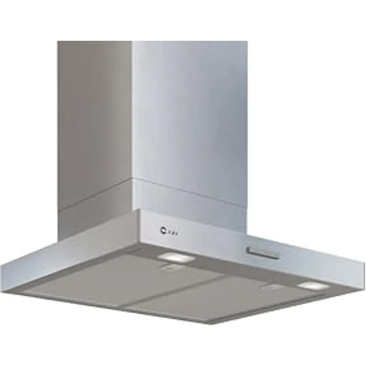 NEFF D65BCC2L0 N50, Wandesse 60 cm, Abluft/Umluft, Dual-Filter-System, LED-Beleuchtung, Metall-Optik, Made in Germany