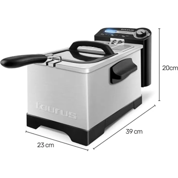Taurus 973953 Profi-Fritteuse mit Ölfilter, 3 l, 2100 W – Bild 9