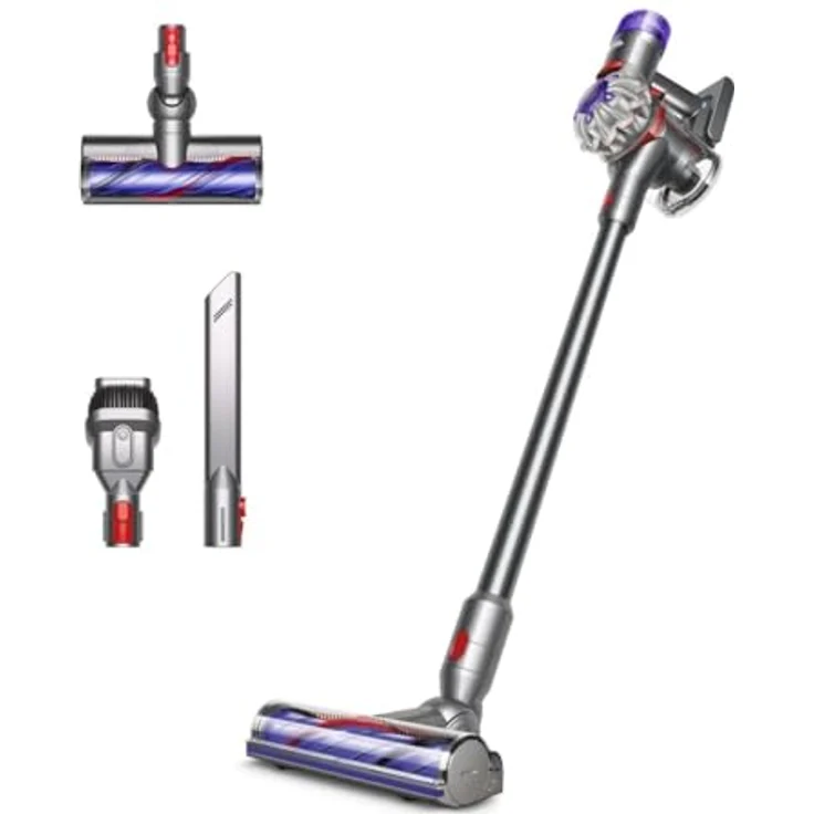 DYSON V8 (2023) Akku-Staubsauger mit HEPA-Filter, Turbo-Modus und Wandhalterung für Allergiker und verschiedene Bodenarten – Bild 2