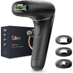 Silk'n 7, IPL-Gerät mit einem drehbarem Kopf, dauerhafte Haarreduktion, 600.000 Lichtimpulse, für helle bis dunkle Haut, drei Aufsätze, extra schnelle Anwendung