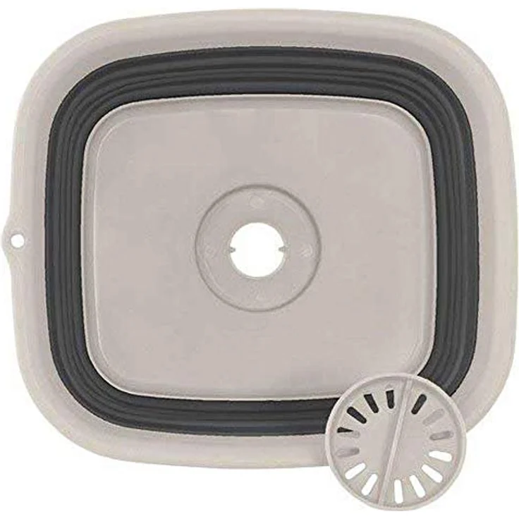 Outwell Unisex – Erwachsene Camping Zubehör Kolllaps Waschschüssel Mit Abfluss ONE Size Navy, Grau, Einheitsgröße – Bild 4