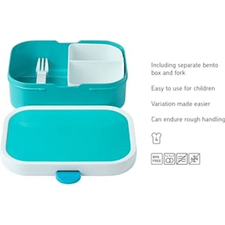 Mepal Lunchbox Campus Brotdose 700 ml, Acrylnitril-Butadien-Styrol (ABS), spülmaschinengeeignet – Bild 3