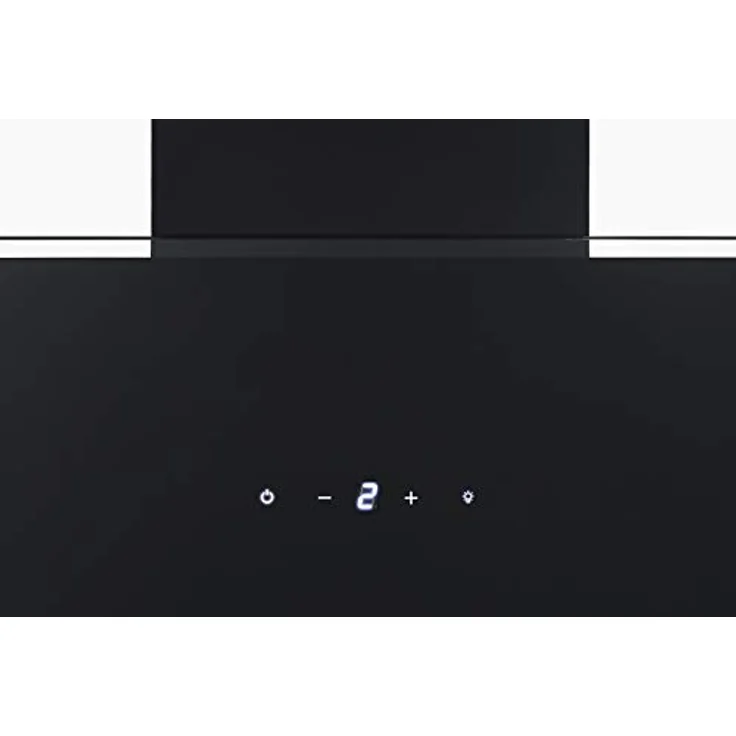 Respekta Dunstabzugshaube CH112080W, schräge Bauform, kopffrei, 80 cm, Schwarz  – Bild 3