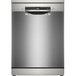 Bosch Serie 4, Freistehender Geschirrspüler, 60 cm, Silver Inox, SMS4HTI00E