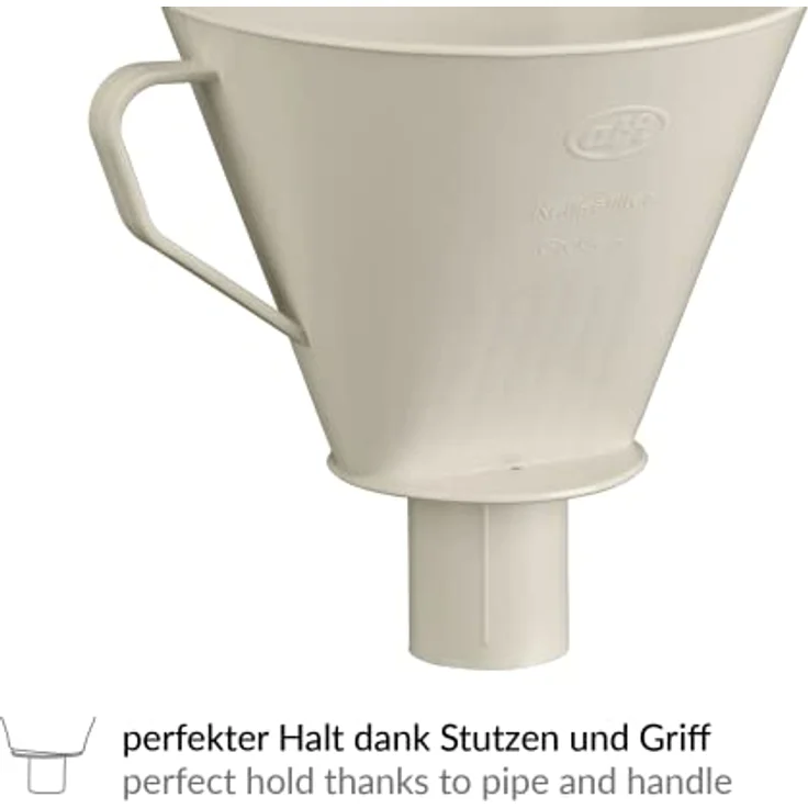Alfi Handfilter AROMA PLUS oatmeal beige, Kunststoff - Trend-Accessoire für Pour Over Coffee, Spülmaschinenfest, Made in Germany – Bild 4
