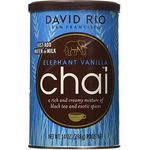 David Rio Elephant Vanilla Chai Pulver, 398 g, Tee für aromatische Getränkezubereitung