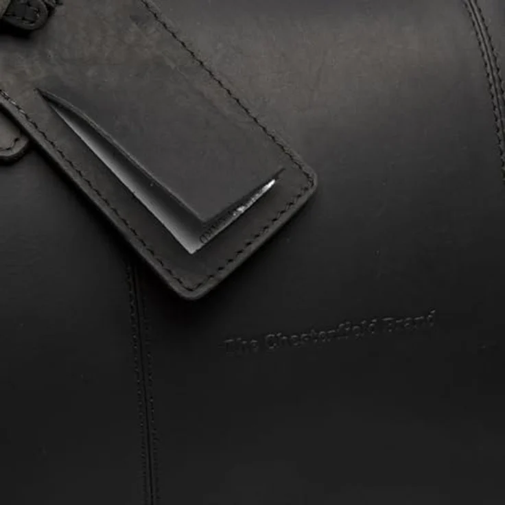 The Chesterfield Brand William Weekender Reisetasche, 100% Leder, 53 cm, schwarz – Bild 6