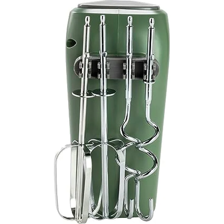 Tognana Iridea Elektrischer Handmixer, 400-W-Motor, 5 Geschwindigkeiten, TURBO-Funktion, Salbeigrün – Bild 2