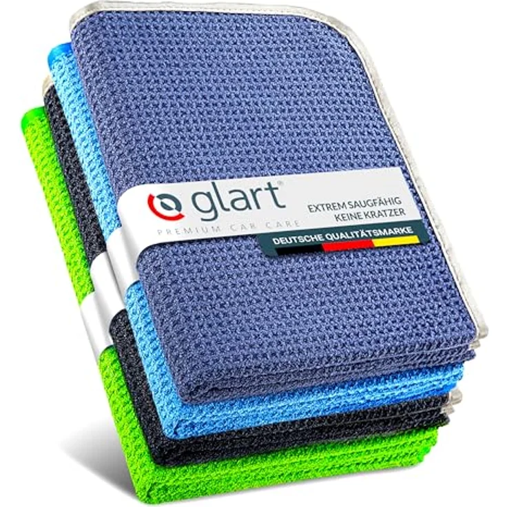 Geschirrtücher Trockentuch 70x50 cm, Microfasertuch Waffeltuch, saugstarke Trockentücher für Glas, Küche, Geschirr, Bad – Bild 2