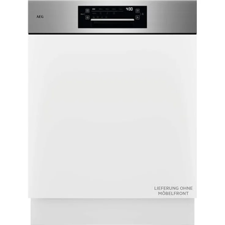 AEG GT9200X2SCM Serie 9000, teilintegrierter 60cm Einbaugeschirrspüler mit AEG App und Besteckschublade, Energieeffizienzklasse A – Bild 1