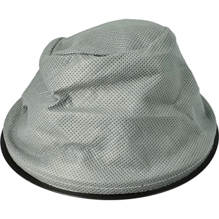vhbw Sackfilter kompatibel mit Kaminer Aschesauger 10L/15L Kaminsauger - Abwaschbarer Ersatz-Filter in Schwarz Grau – Bild 1