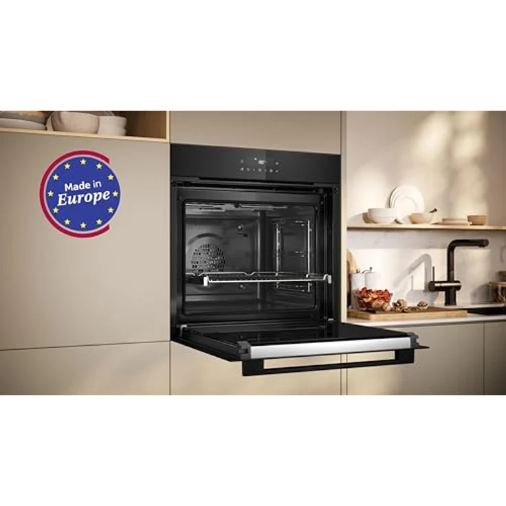 Neff B2CCJ7BK3 N30 Einbaubackofen Graphite Grey mit Pyrolyse und 7 Beheizungsarten – Bild 2