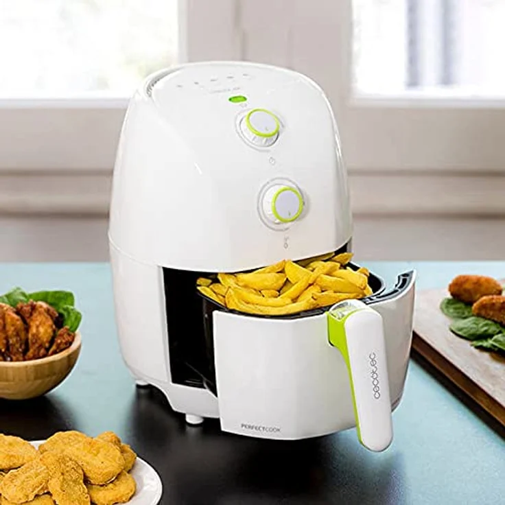 Fritteuse ohne Öl Cecotec Cecofry Compact Rapid 1,5 L - Farbe: Weiß – Bild 5