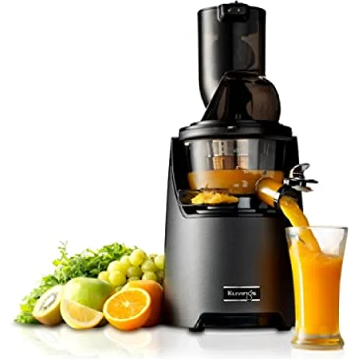 Kuvings EVO820 Slow Juicer, Entsafter, 240W, 0,4L, grau, schwarz – Bild 6