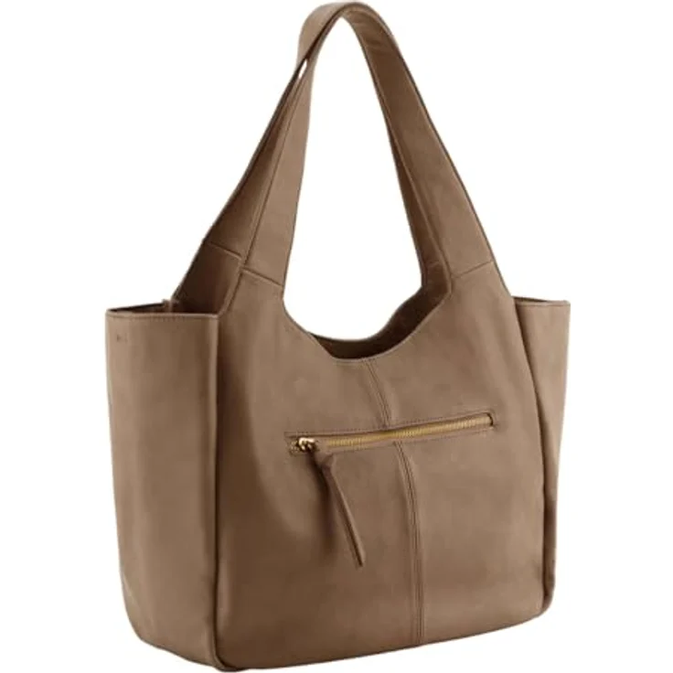 FredsBruder Just Easy Shopper Tasche aus 100% Leder, 33 cm x 15 cm x 26.5 cm, braun – Bild 2