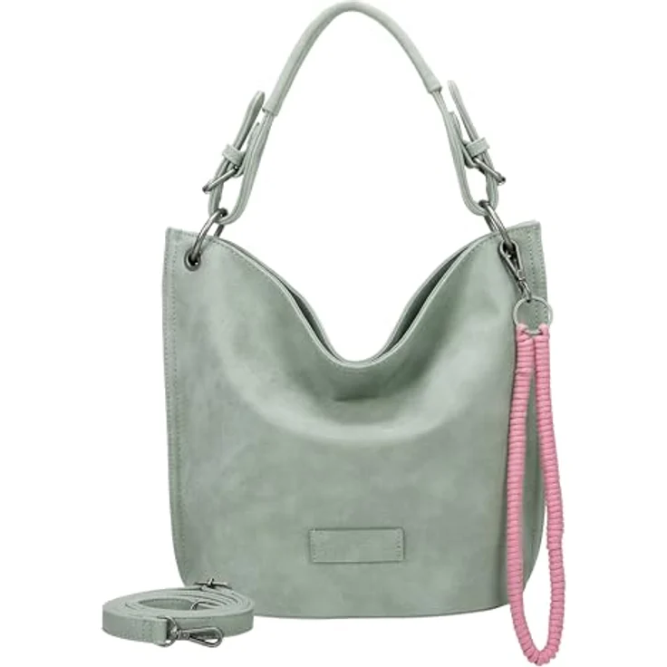 Fritzi aus Preußen Fritzi31N, Handtasche mit mehreren Fächern und Schultergurt, Grün – Bild 1
