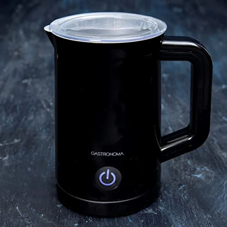 Gastronoma 18150003 Milchaufschäumer Elektrisch, 300mL Milchschäumer Hohe Kapazität aus Edelstahl 3 in 1 Milchschaum für warmer & kalter Schaum, warme Schokolade, kabelloser Milchbehälter – Bild 3