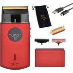 Stylecraft Uno 2.0, Elektrorasierer für Bart und Haare, kabellos, 130 Minuten Laufzeit, ergonomisch, USB Typ C, 9.000 U/min, 90 g, inkl. Reisebeutel