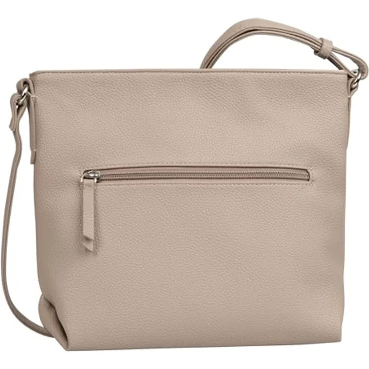 Tom Tailor Nicolina Cross Bag, elegante Umhängetasche in Grau mit verstellbarem Schulterriemen und mehreren Fächern – Bild 2