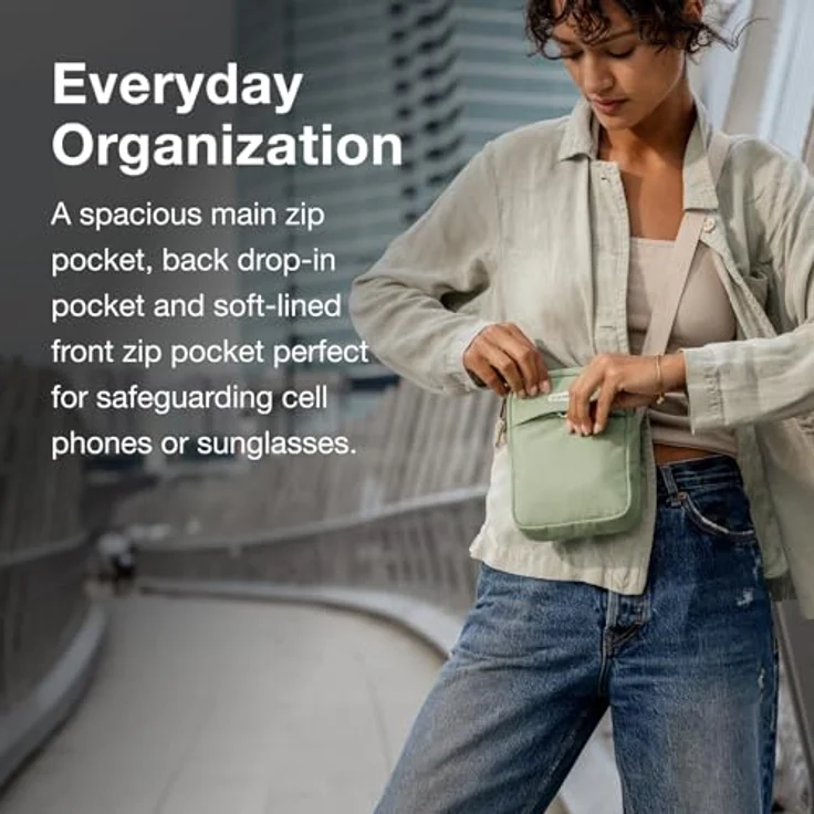 Osprey Arcane Mini Bag Umhängetasche, 16 cm x 5 cm x 20 cm, grau, 100% Polyester – Bild 6