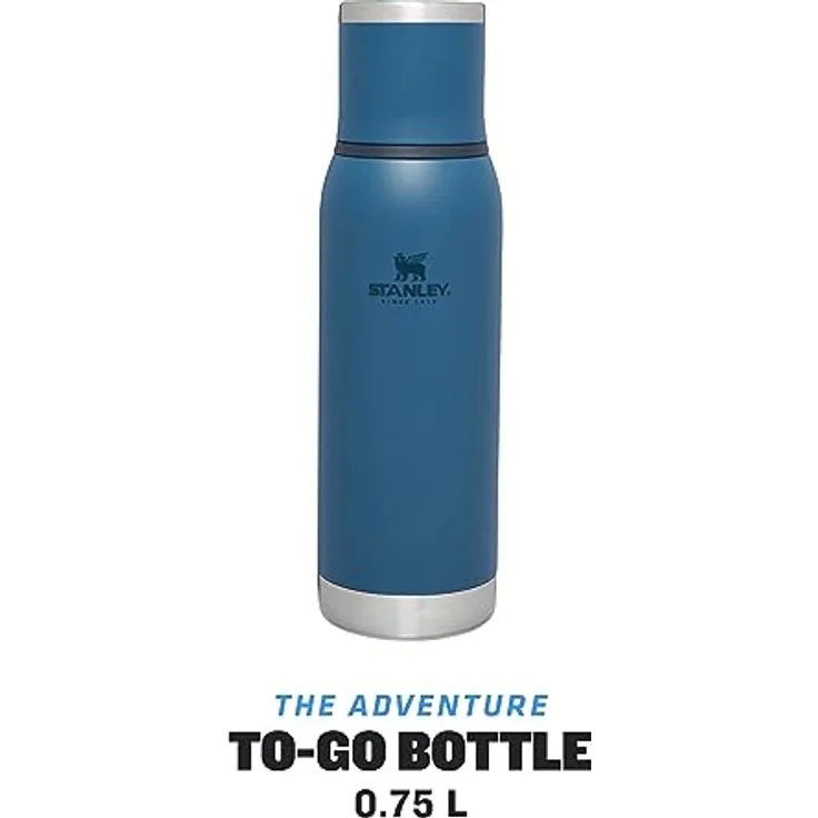 STANLEY Adventure To-Go Thermosflasche 0.75L - 20 Stunden Heiß - 25 Stunden Kalt - Auslaufsicher - Isolierter Deckel - BPA Frei - Abyss – Bild 2