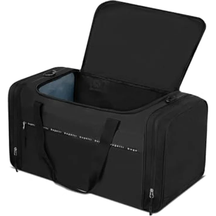 bugatti Blanc Delight Weekender Reisetasche, 65 cm, schwarz, 100% Polyester, ideal für Reisen – Bild 5