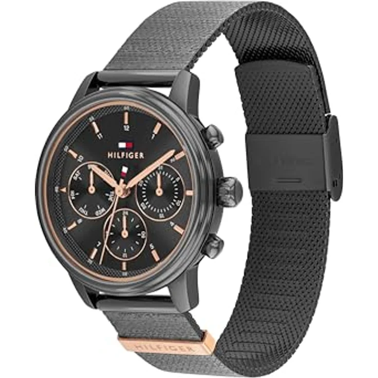 Tommy Hilfiger BLAKE 1782810, Multifunktionsuhr Damen, Quarzuhr mit Edelstahlarmband, analog – Bild 3