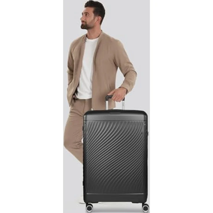 Picard Hartschalen-Trolley Vienna, 4 Rollen, Polypropylen in Schwarz – Bild 6