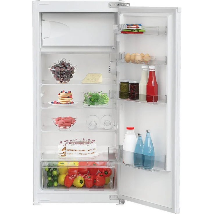 Privileg Einbaukühlschrank PRCI 12GF2, Kühl-Gefrierkombination mit 175 Litern Nutzinhalt, 35 dB leise, 122 cm Nische, Festtürtechnik