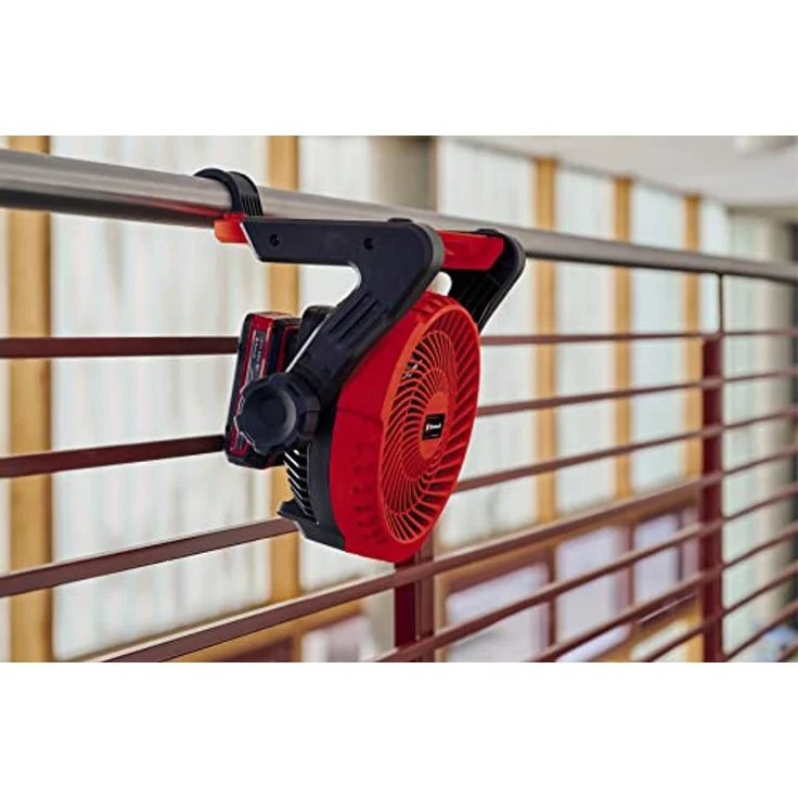 Einhell Akku-Ventilator GE-CF 18/2200 Li-Solo Power X-Change (18 V, Li-Ion, 3 Geschwindigkeitsstufen, 360° drehbarer Ventilatorkopf, Lieferung ohne Akku & ohne Ladegerät) – Bild 3