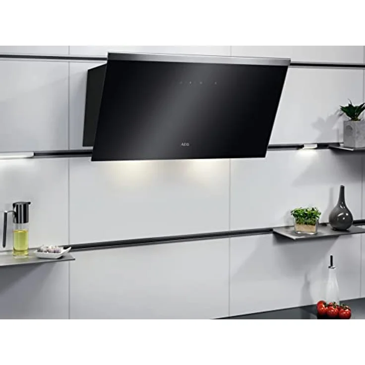 AEG DVE5661HB Wandhaube, Wandmontage, Energieeffizienzklasse A, schwarz – Bild 12