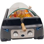 LIVINGTON Tischgrill Rotisserie Chef - Tischgrill für rauchfreies Grillen - schwarz