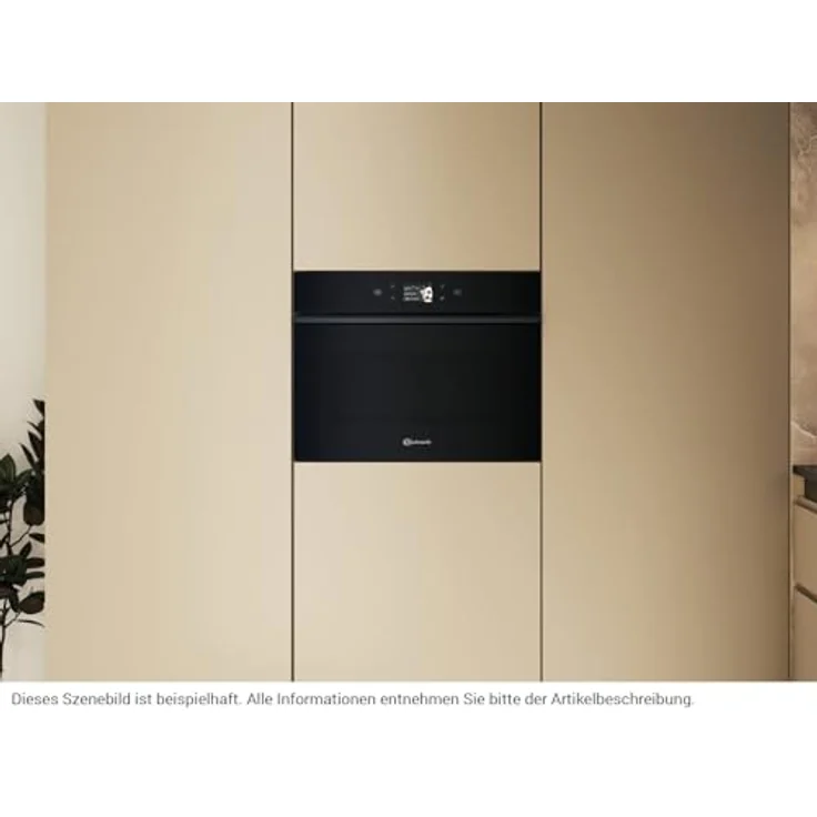 Bauknecht BMP9O7TK Einbau-Mikrowelle mit Grill und Heißluft, 40 l Garraum, schwarzes Glas, 31 Funktionen, 3D-System, 3.5“ TFT Touchdisplay – Bild 5
