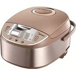 Midea Reiskocher mit Dampfgarer & Warmhaltefunktion,5L Multikocher,Antihaftbeschichteter,Messbecher,2 Reislöffeln,Reis ohne Anbrennen, 24H-Timer-Funktion