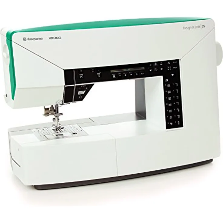Husqvarna Viking Designer Jade 35 Näh- und Stickmaschine, 70 Stickdesigns, automatische Einstellungen