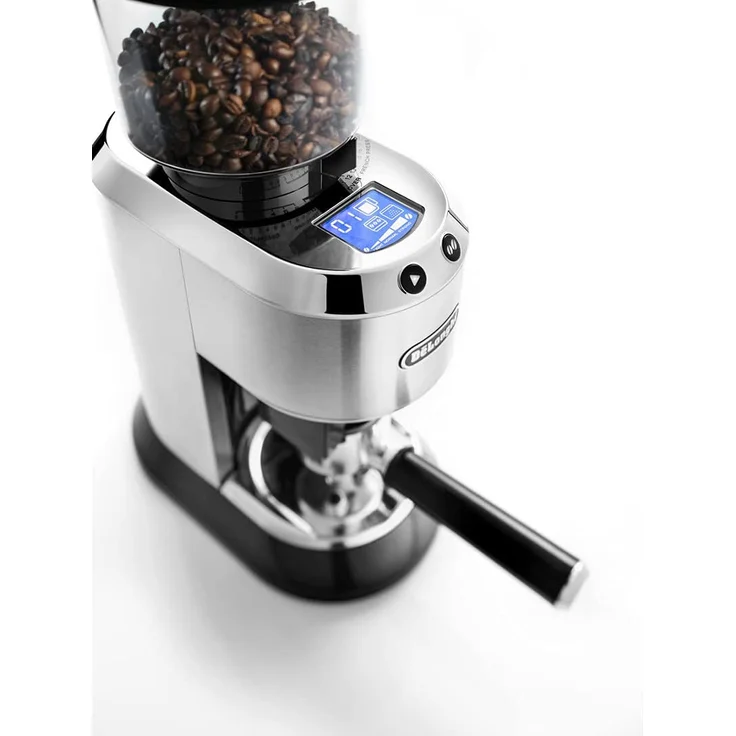 De'Longhi KG 521.M Elektrische Kaffeemühle, 18 Mahlstufen, silber – Bild 2
