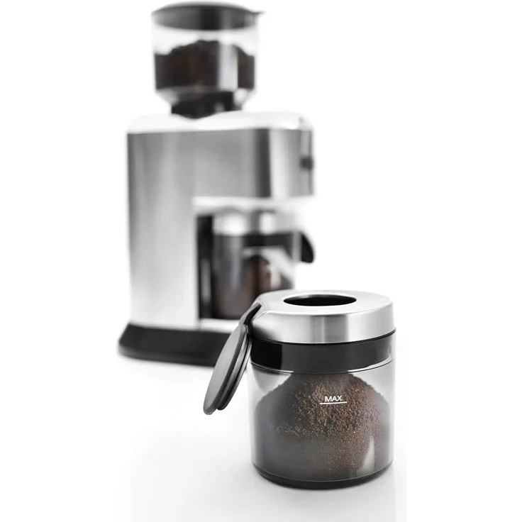 De'Longhi KG 521.M Elektrische Kaffeemühle, 18 Mahlstufen, silber – Bild 5