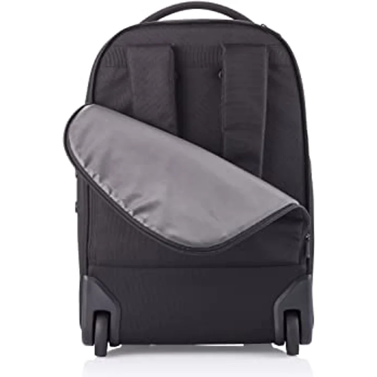 XD Design Bobby Trolley Rucksack, Schwarz, 34 l mit Anti-Diebstahl-Funktionen, wasserfest und gepolstertem 17 Zoll Laptopfach – Bild 3