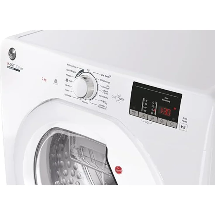 Hoover HLE C7DE-84 Kondenstrockner / 7 kg/Smarte Bedienung mit NFC-Technologie/AquaVision-Kondenswasserbehälter, Weiß – Bild 4