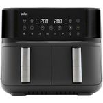 Braun TwinCook 3 Heißluftfritteuse, 50 % schneller, RealAir Technologie, spülmaschinengeeignete Garkörbe