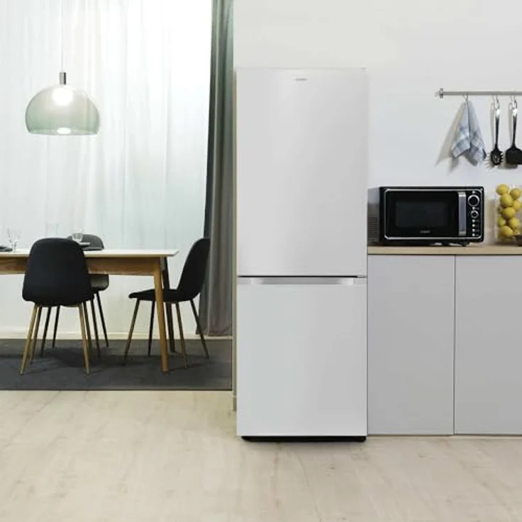 Candy CCG1L314CW Kühl-/Gefrierkombination, 157l mit LED-Innenbeleuchtung, verstellbaren Glasablagen und Low Frost Technologie – Bild 7