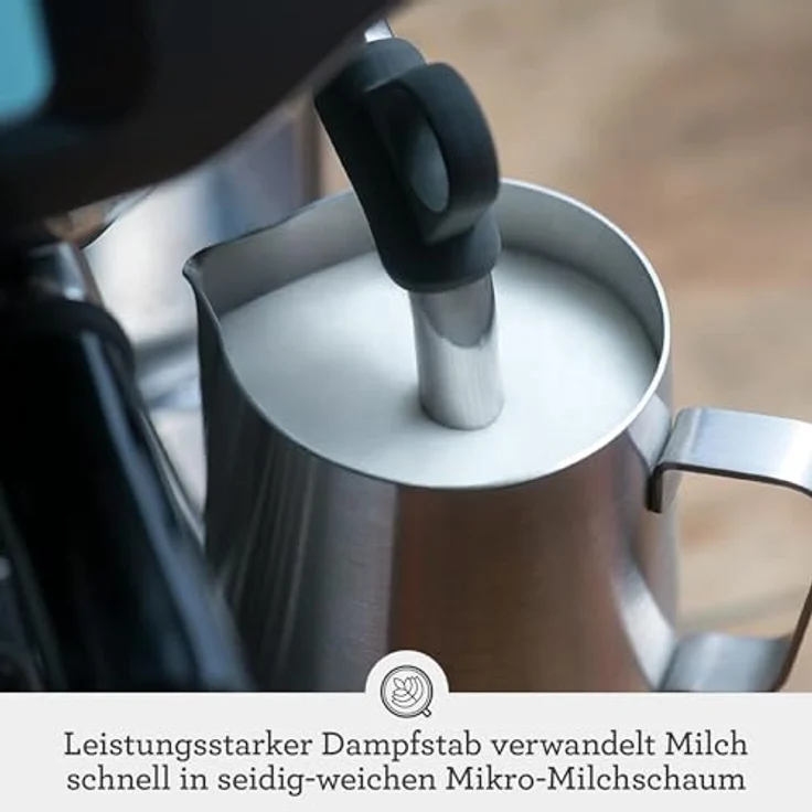Sage SES878 The Barista Pro Espressomaschine mit integriertem Mahlwerk, schwarzer Edelstahl – Bild 5